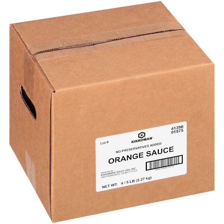 Kikkoman Preservative Free Orange Sauce 5lbs, PK4 PK4 01575